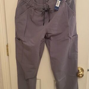 Jaanuu Women's Gray Cargo Pants